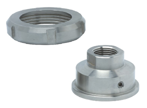 Sanitary diaphragm seal, Flush, union nut (D302)