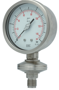 Integral diaphragm seal gauge, threaded (P703)